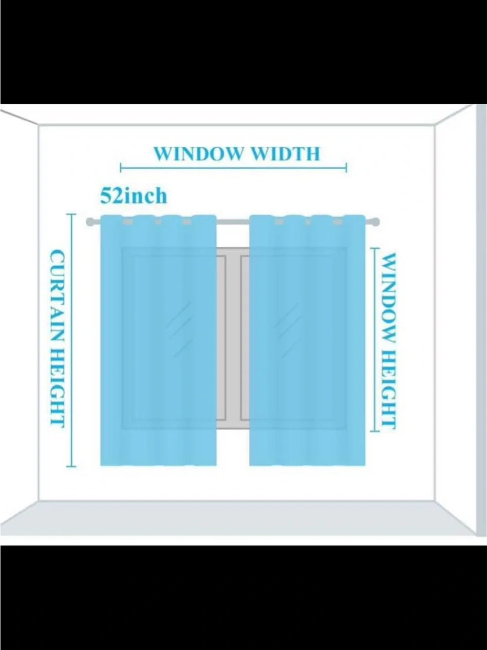 2 blackout panel curtains silver leaf 52 x 84”